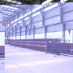 大型連續式氮氣保護鋁制散熱器釺焊爐